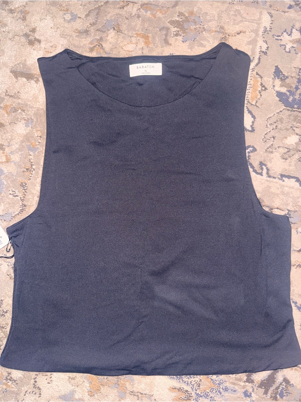 Babaton Black Sleeveless Muscle Tank Top
